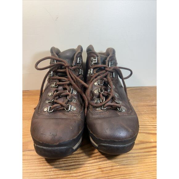 Timberland Shoes - Timberland Euro Hiker Womens Size 8.5M Brown Outdoor Hiking Leather Boots 95310